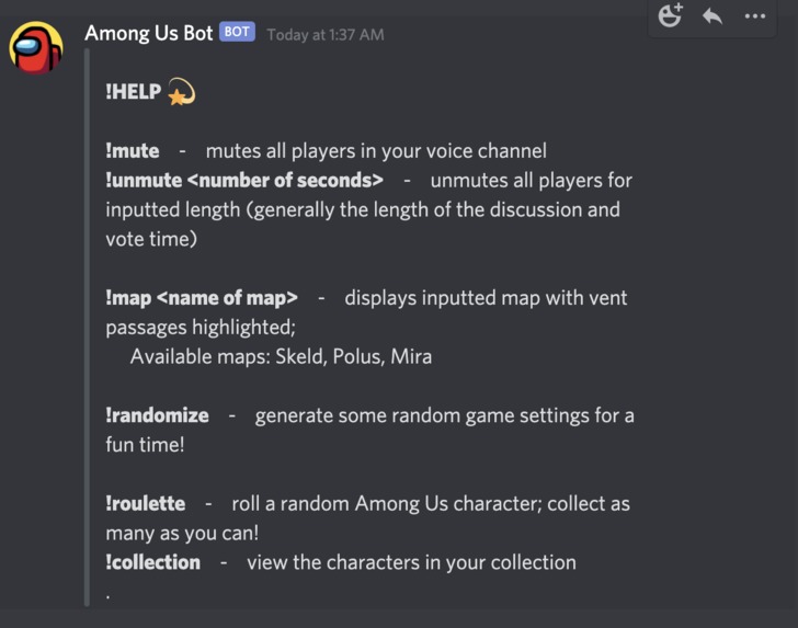 Among Us Bot – screenshot 3