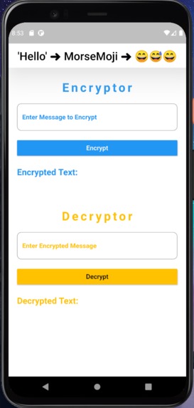 MorseMoji – screenshot 1