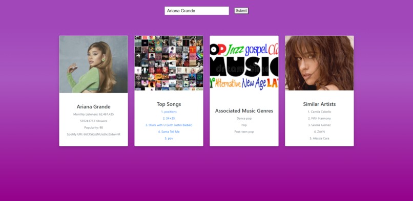 Music Artist Info-Hub – screenshot 2