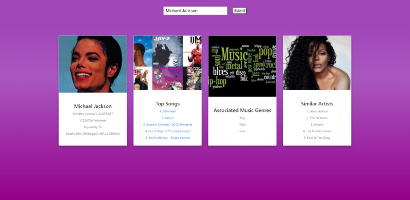 Music Artist Info-Hub – screenshot 3