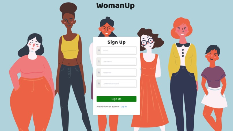 WomanUp – screenshot 2