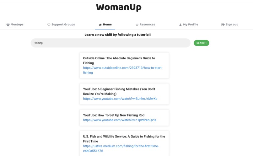 WomanUp – screenshot 4