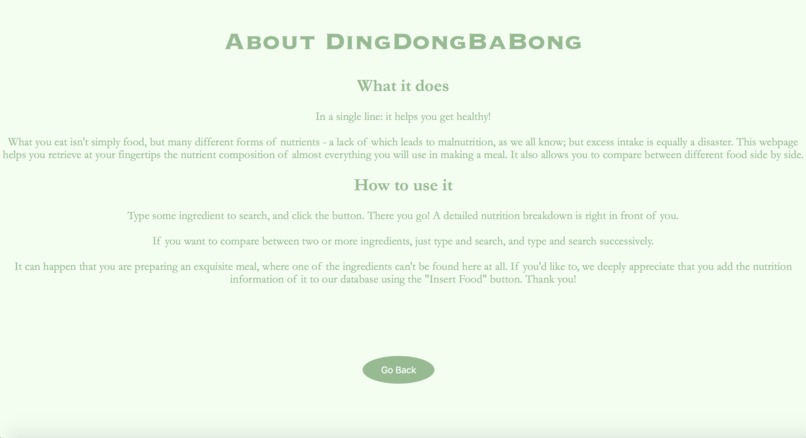 DiDongBaBong Food & Nutrition – screenshot 3