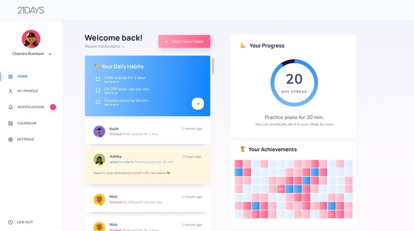 21Days – screenshot 2