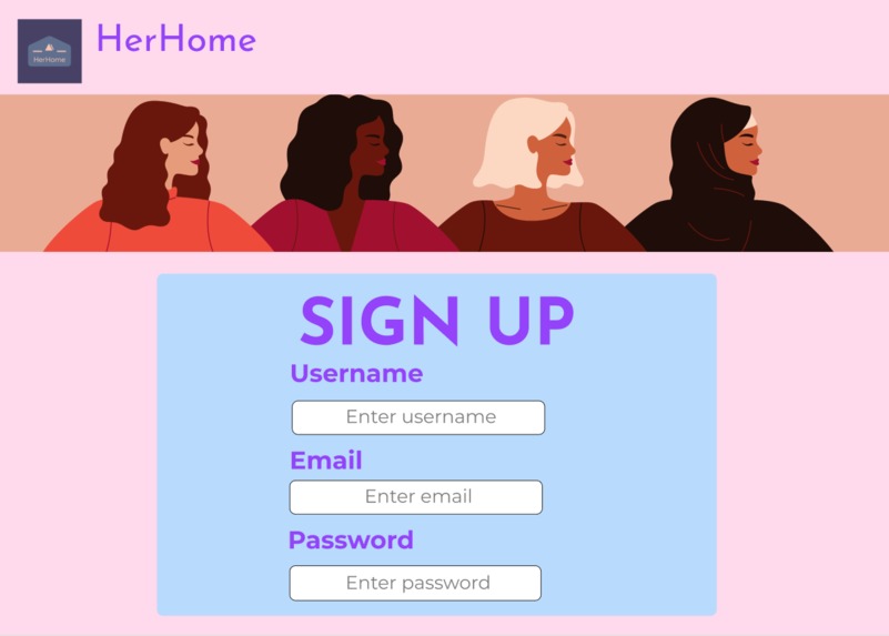 HerHome – screenshot 2