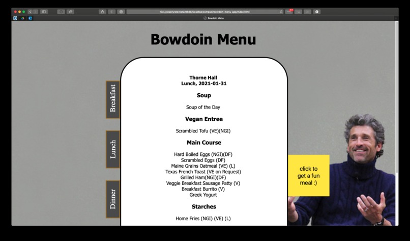 Dining Hall Meal Maker – screenshot 1