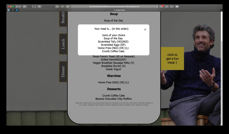 Dining Hall Meal Maker – screenshot 2