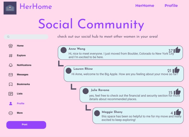 HerHome – screenshot 4