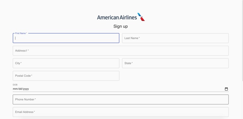 AmericanAirlinesChallenge-TAMUHack2021 – screenshot 2