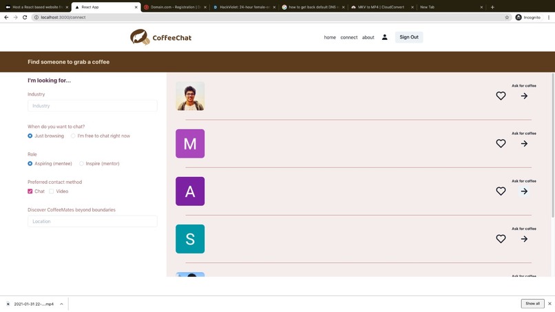 CoffeeChat – screenshot 3