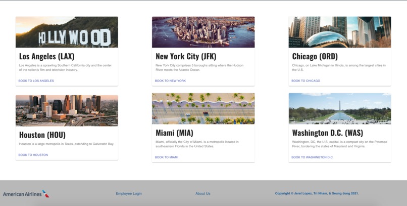 AmericanAirlinesChallenge-TAMUHack2021 – screenshot 3