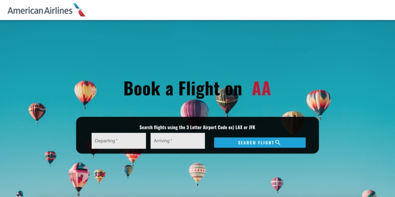 AmericanAirlinesChallenge-TAMUHack2021 – screenshot 5