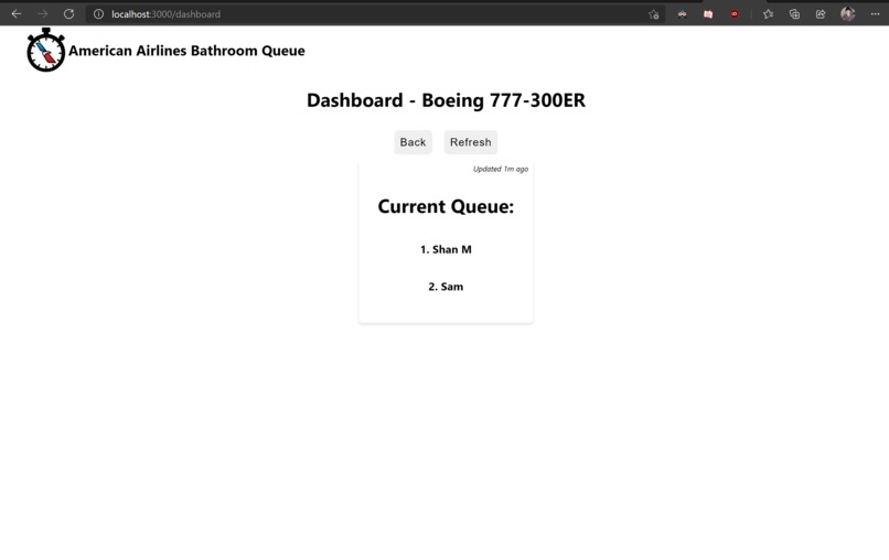 American Airlines Bathroom Queue – screenshot 5