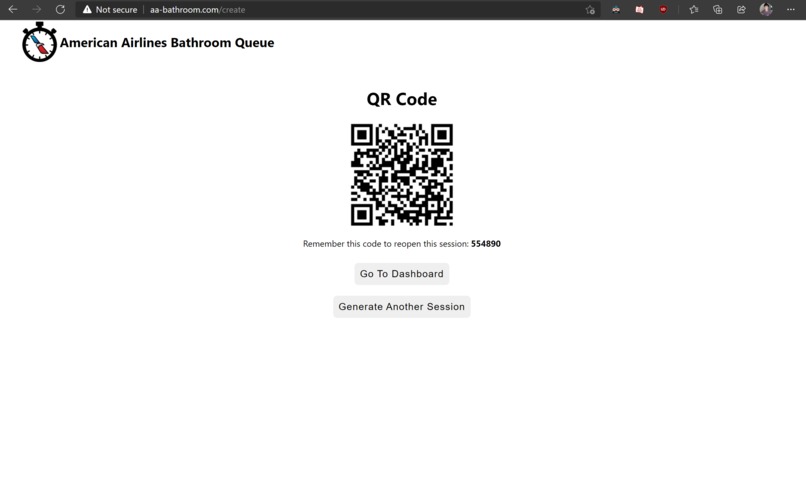 American Airlines Bathroom Queue – screenshot 3