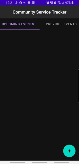 Community Events Tracker – screenshot 1