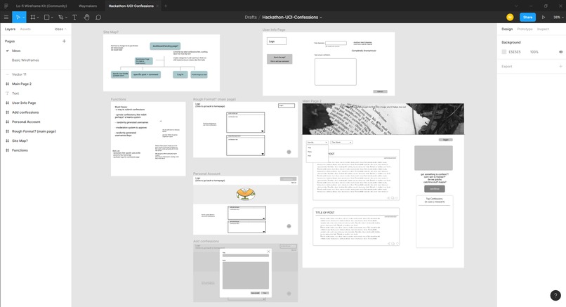 UCI Confessions Page – screenshot 1