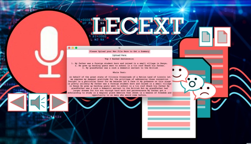 LECEXT: Lecture Summary Generator – screenshot 2