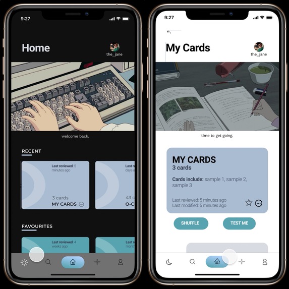 iQcards – screenshot 1
