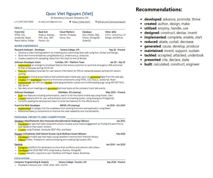 Lazy Resume – screenshot 3