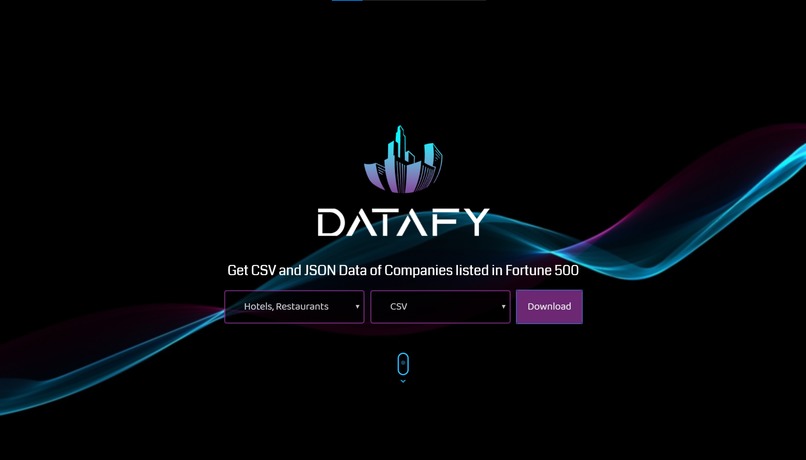 DATAFY – screenshot 1