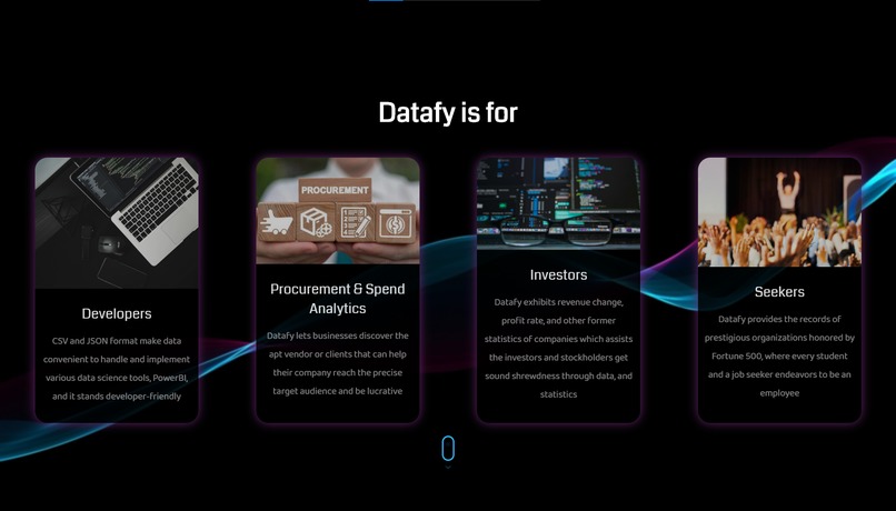 DATAFY – screenshot 2