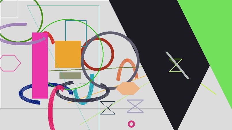 Kandinsky abstract art simulator  – screenshot 1