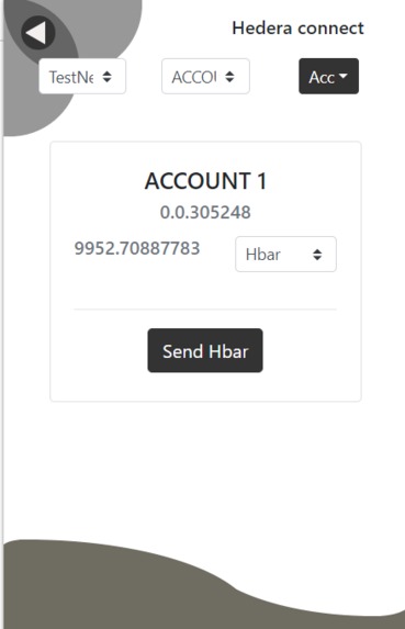 Hedera connect – screenshot 4