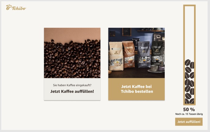 Tchibo Coffee Counter - Alexa Skill – screenshot 3