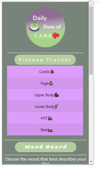 Daily Dose of Care – screenshot 1