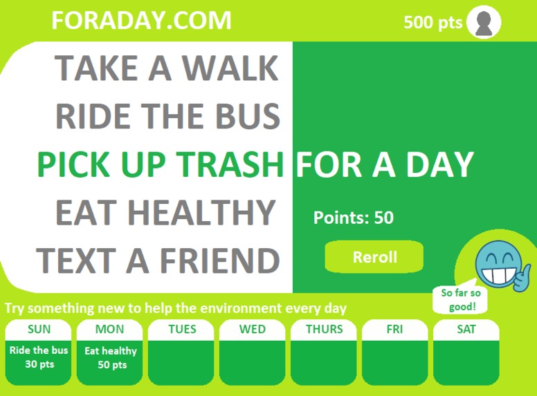 For a day: UGAhacks 6 – screenshot 1
