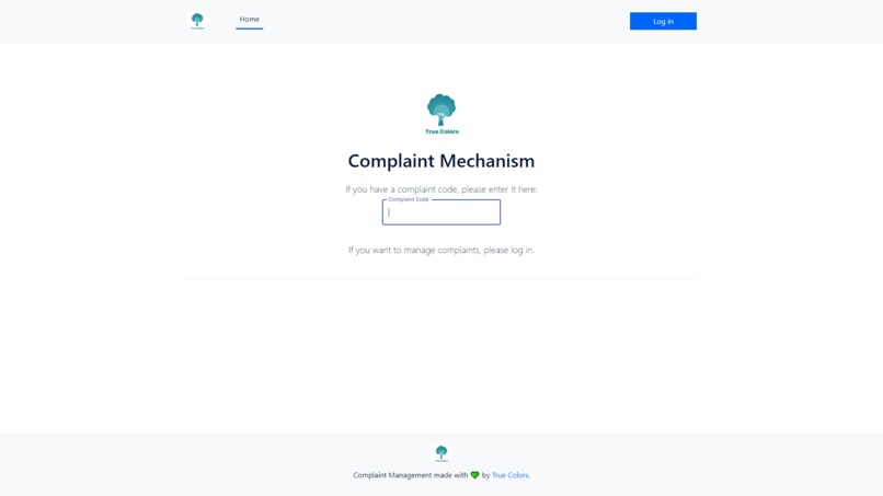 True Colors Complaint Mechanism – screenshot 1