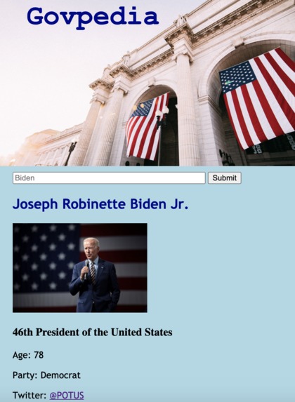 Govpedia – screenshot 2