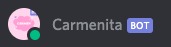 Carmenita Discord Bot – screenshot 1