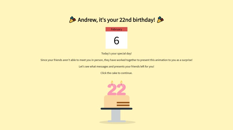The Birthday Show – screenshot 1