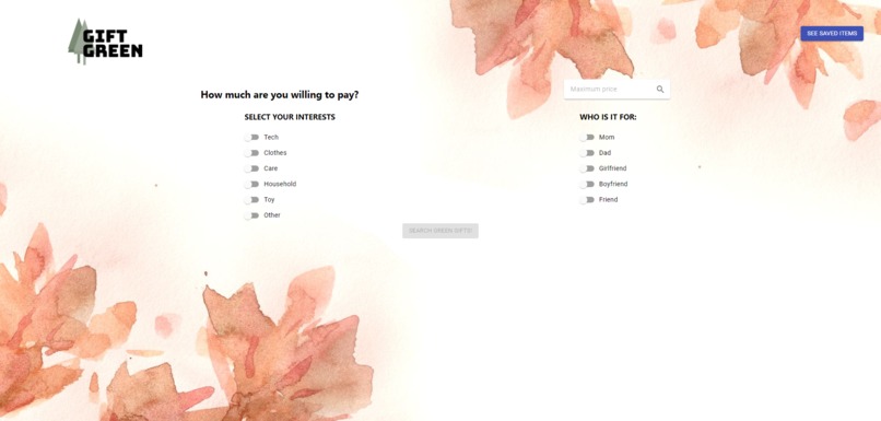 GiftGreen.tech – screenshot 1
