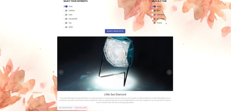 GiftGreen.tech – screenshot 2