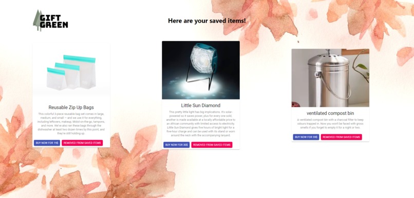 GiftGreen.tech – screenshot 3