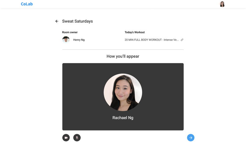 CoLab – screenshot 2