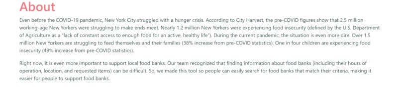 NYC Food Banks – screenshot 2