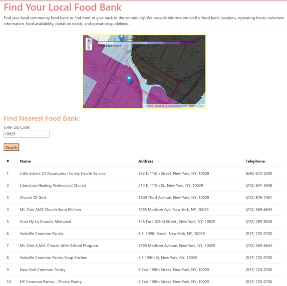 NYC Food Banks – screenshot 3