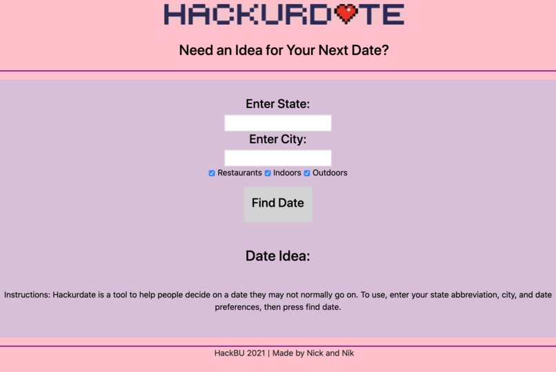Hackurdate – screenshot 1