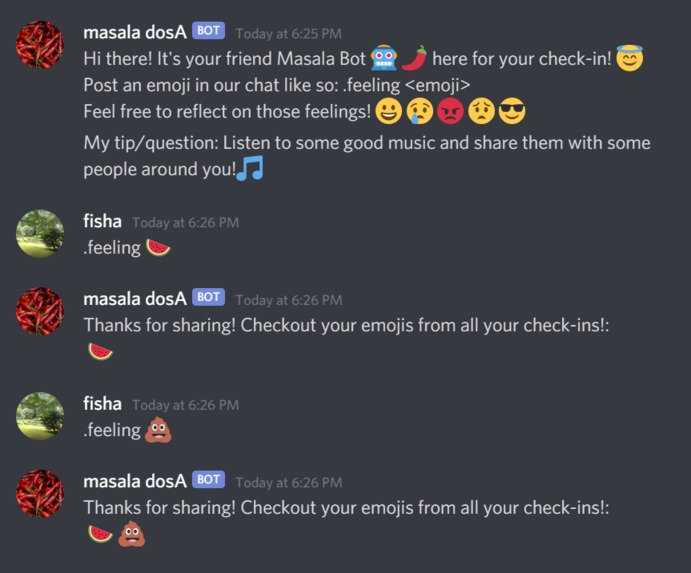 Masala Bot – screenshot 1