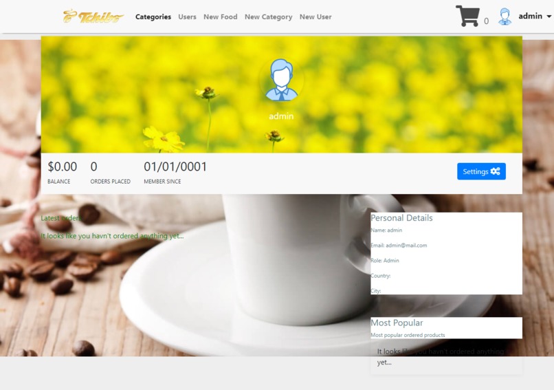 Tchibo Online Coffee Shop – screenshot 3