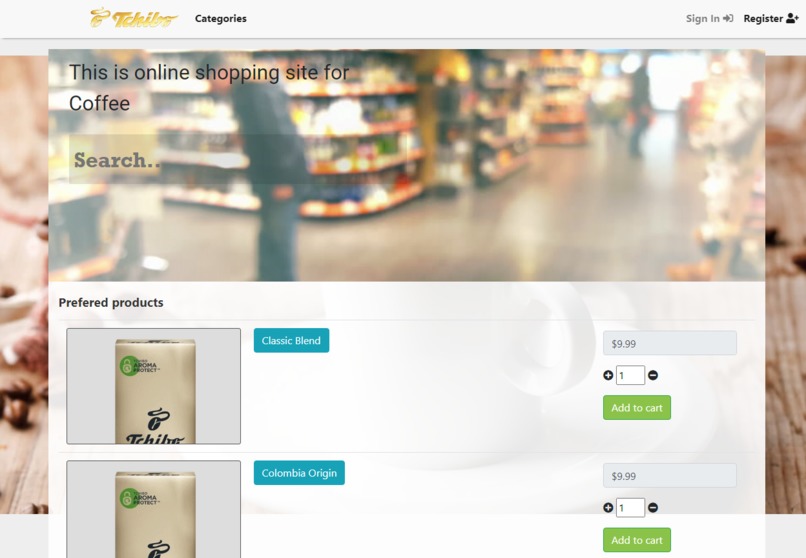 Tchibo Online Coffee Shop – screenshot 8