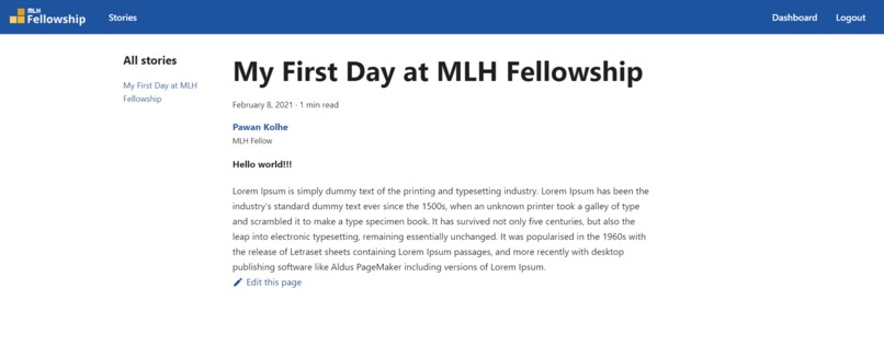 Fellow Stories – screenshot 3