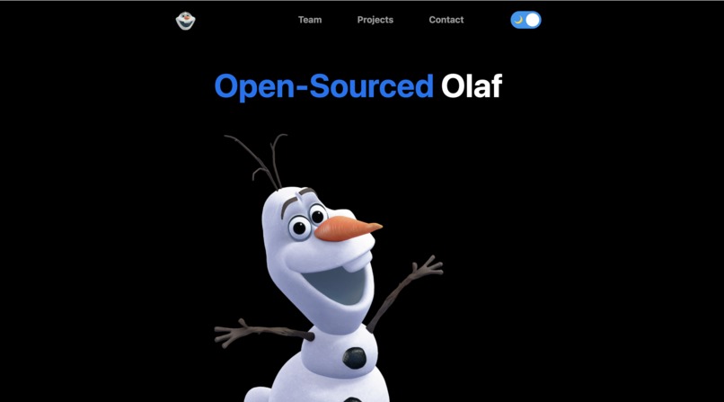 Open-Source Olaf Portfolio Site – screenshot 6