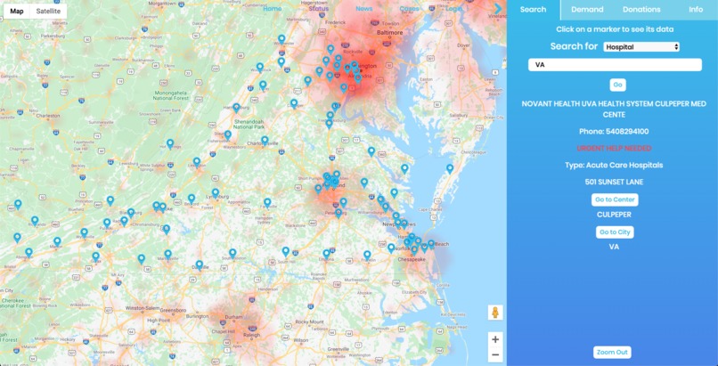CoronaConnect – screenshot 2