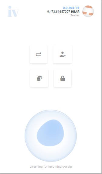 IV - Hedera Hashgraph Extension – screenshot 1