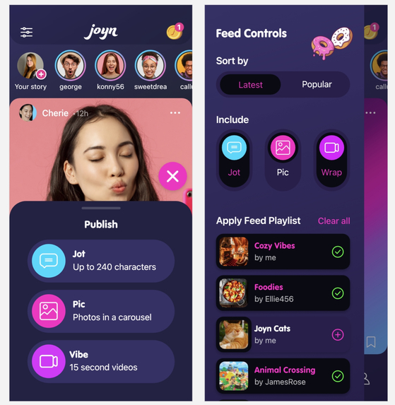 Joyn: Social Media for Web 3.0 – screenshot 6