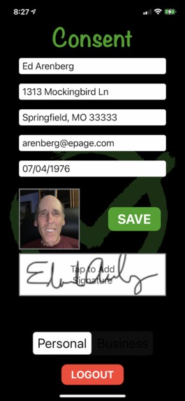 Consent – screenshot 8